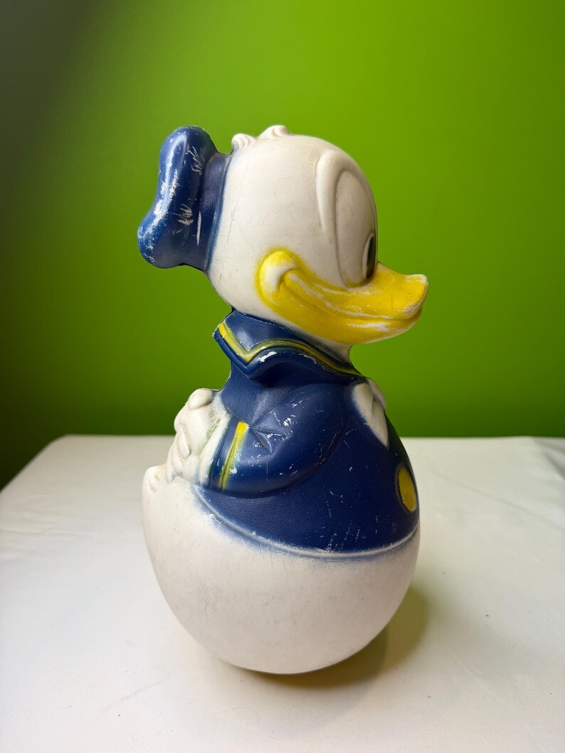 Yellow Duck Roly Polys Vintage Roly Poly Walt Disney Donald Duck ~ Makes Musical Sounds ~ Lots ...