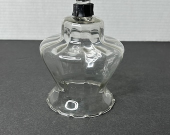Vintage Fishbowl Clear Glass Ruffle Wide Votive Candle Holder ~ Some with grommet, some Without