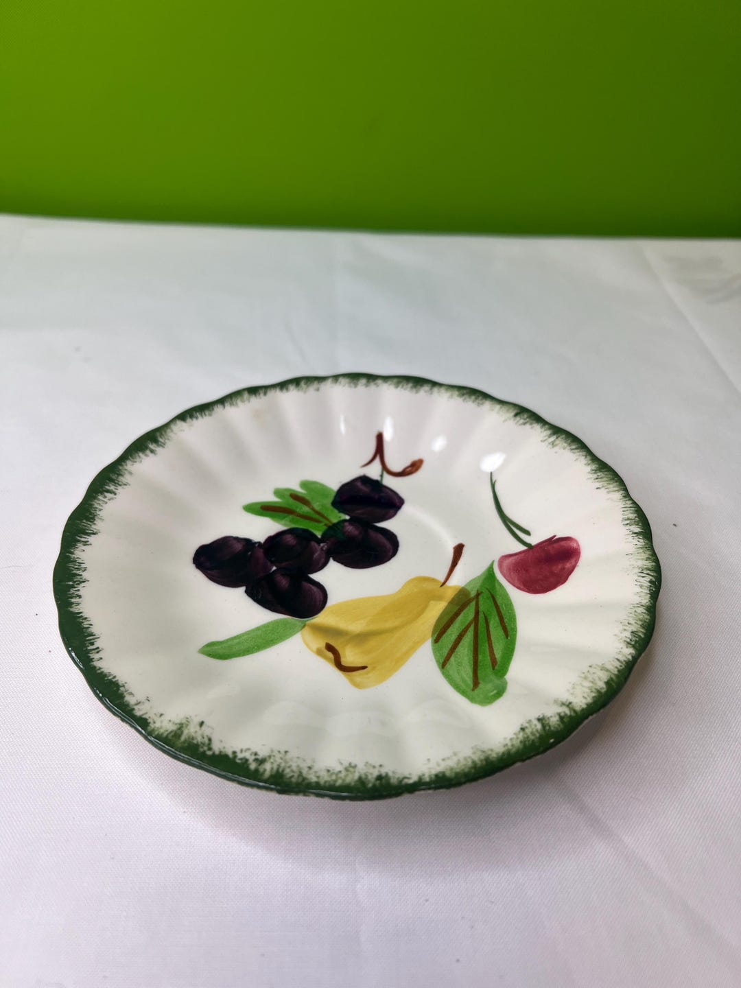 Blue Ridge Dishware Patterns Vintage Blue Ridge Southern Potteries Dinnerware 'fruit Fantasy ...