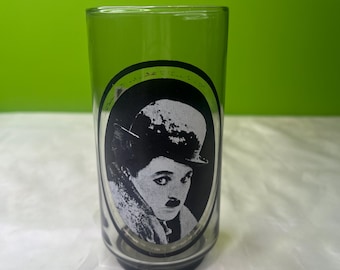 Vintage “The Gold Rush” 1979 Charlie Chaplin Arby’s 5.5” Tall Collectible Glass