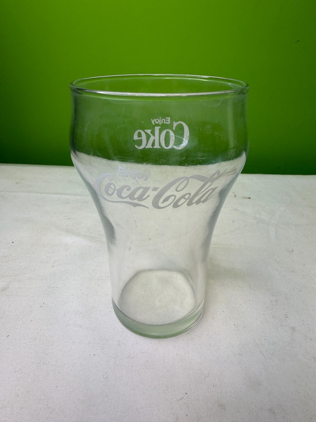 Vintage Coca Cola Clear Drinking Glass - Etsy Canada