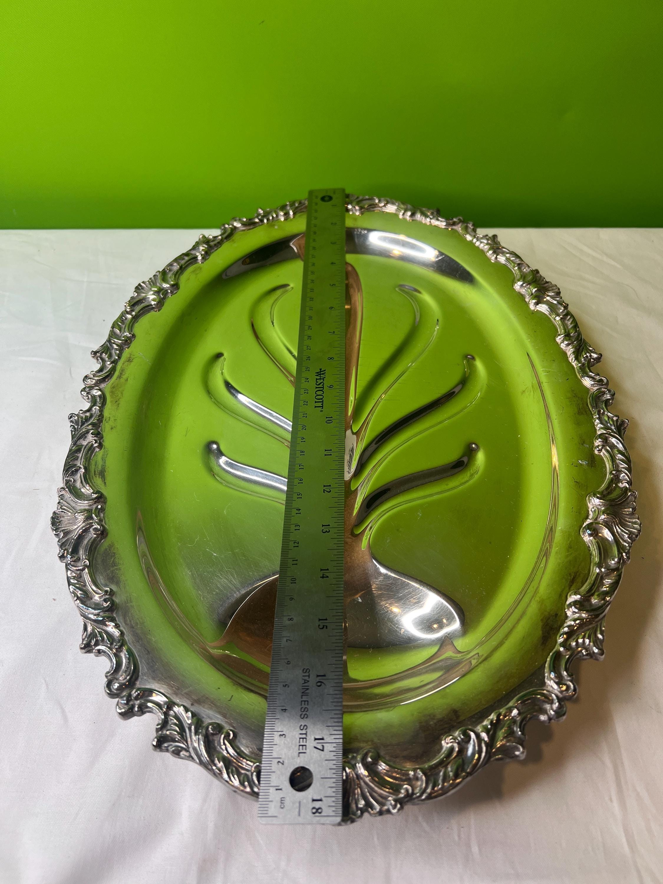 Vintage Ascot Sheffield Design Community Silverplate Footed Ornate