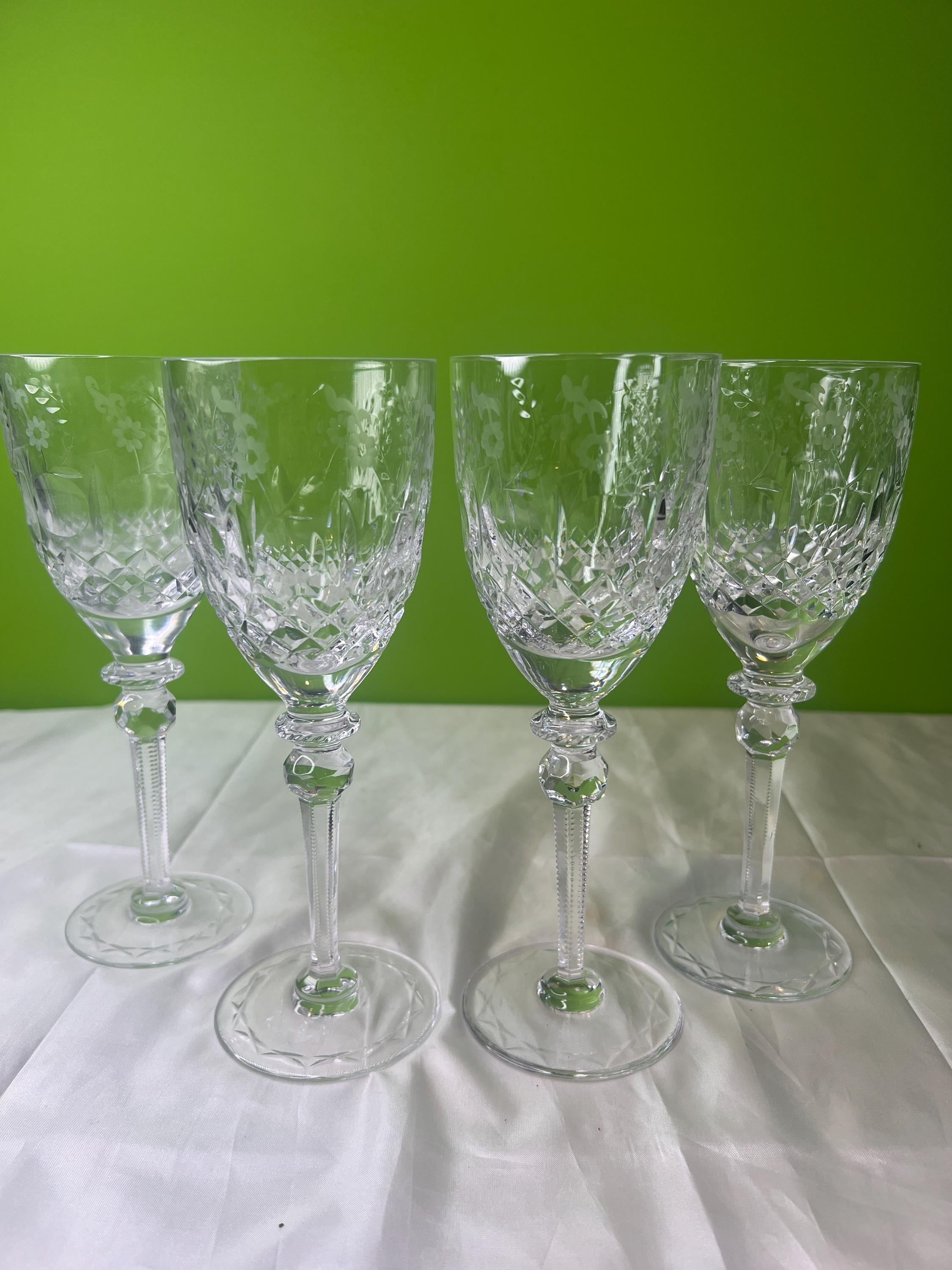 ロガスカ クリスタル ペアワイングラス Rogaska crystal - Etsy 日本
