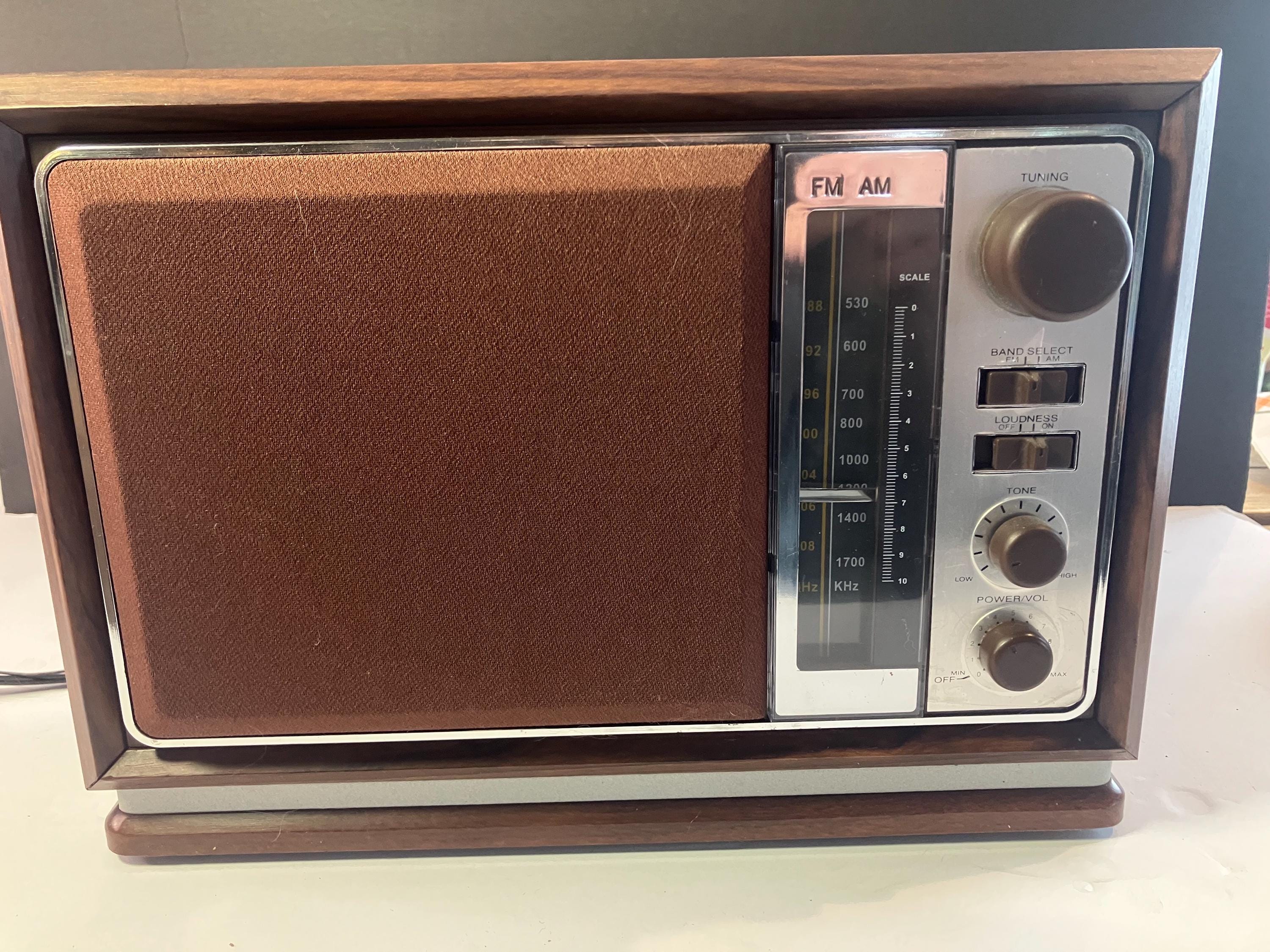 MONARCH AM-FM アンティークラジオ Vintage AM/FM Radio RA 937866 Item C17H1868 Works - Etsy