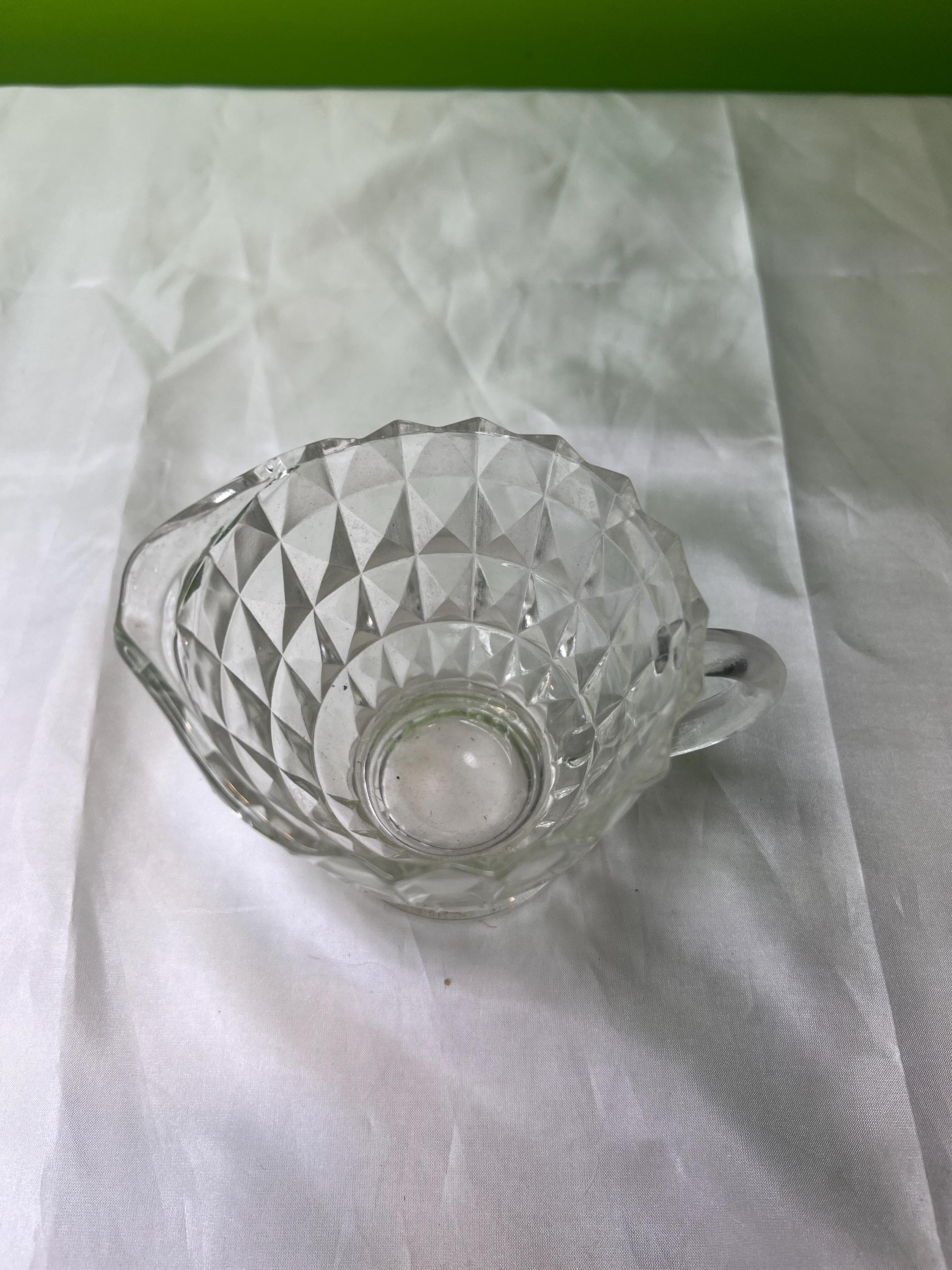 ヴィンテージのディプレッショングラスは、ジャネットグラスの