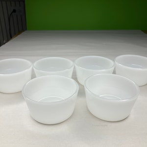 Vintage Glasbake Desert size Baking Dishes set of6