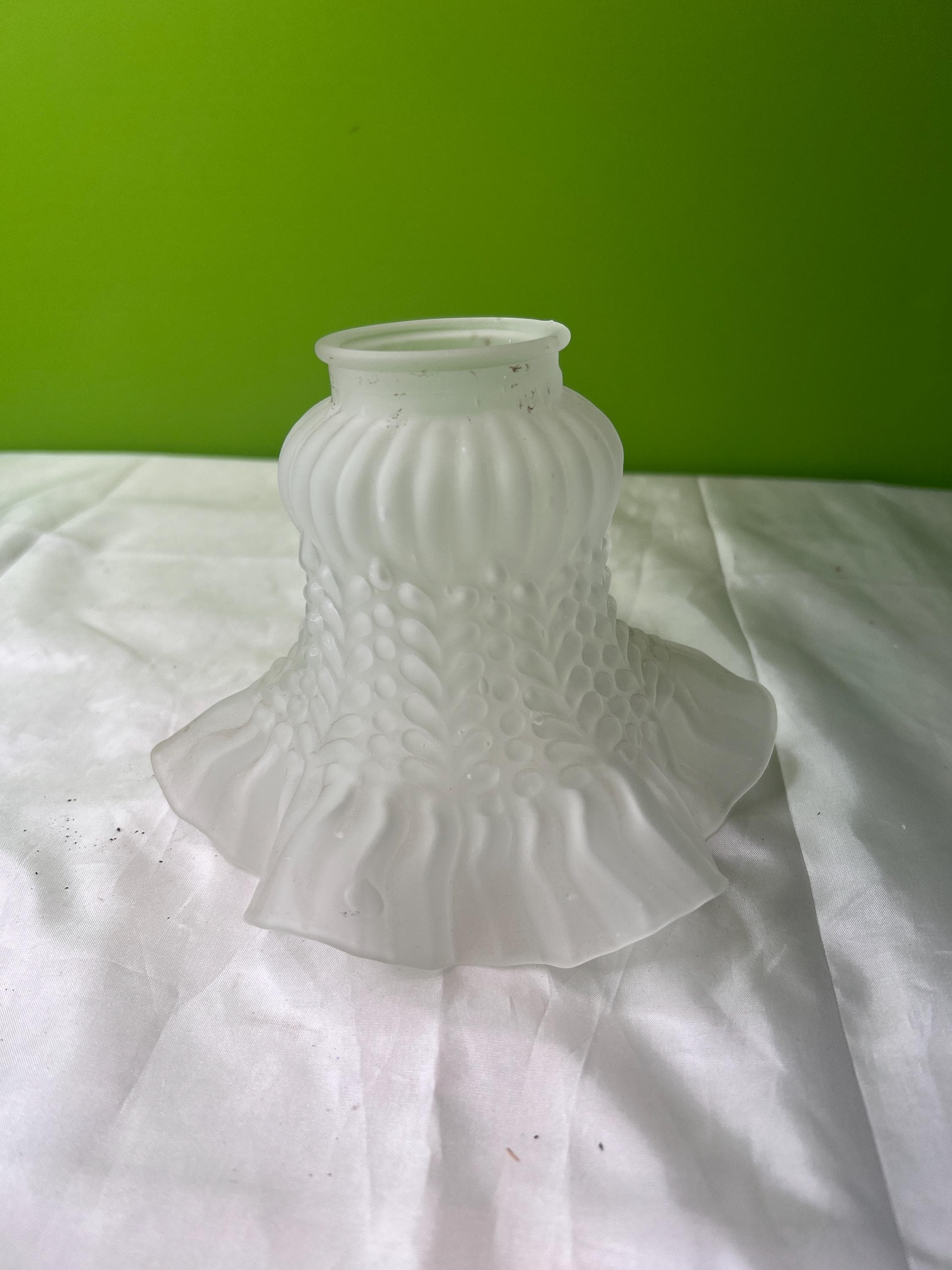 Luxshiny Melkglas lampenkap E27 wandlamp kroonluchter lampenkappen lampglas vervangend scherm vloerlamp hanglamp afdekking glas lamp plafond staande lamp hanglamp lamp schaduw