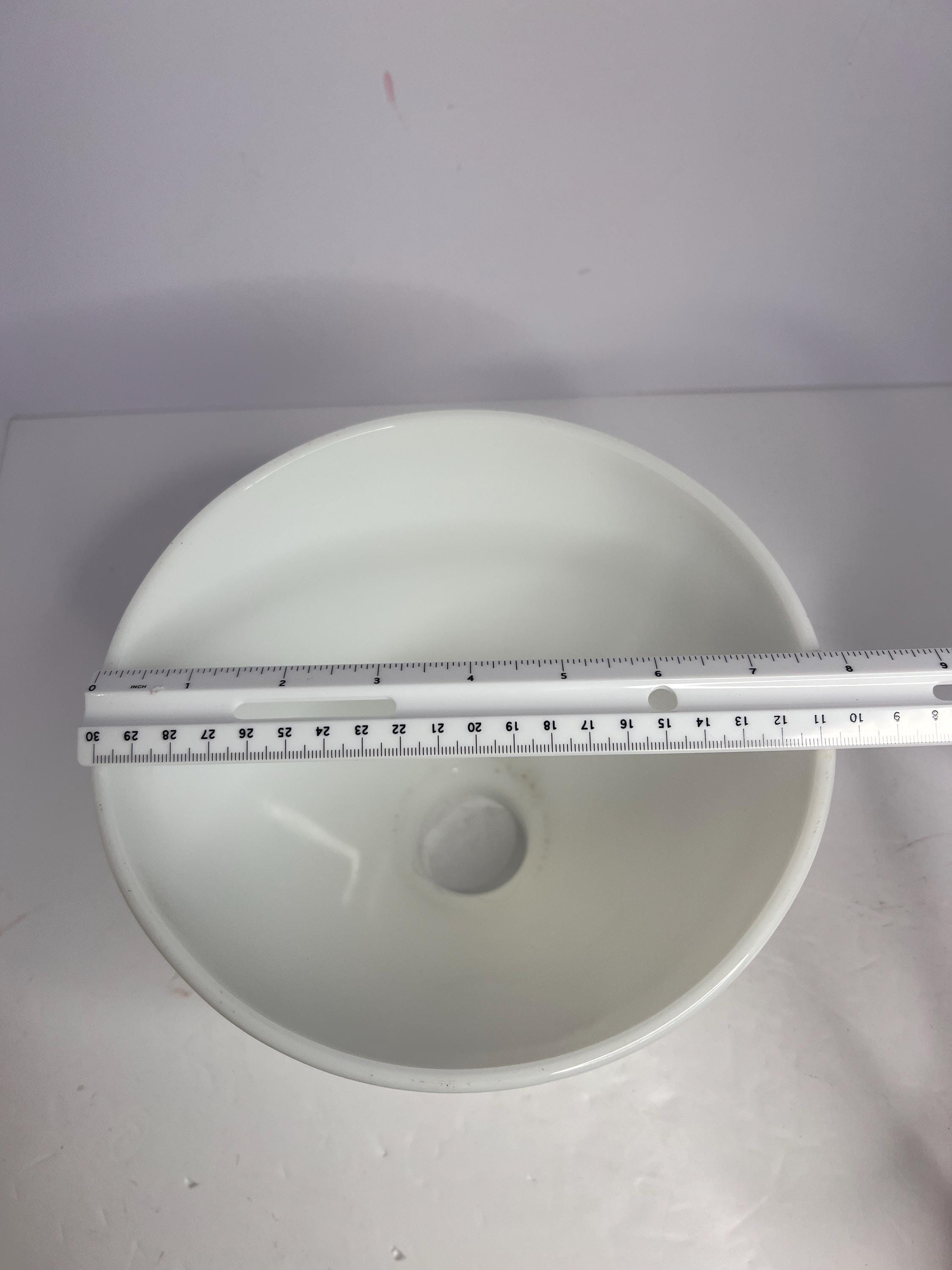 Glass Torchiere Diffuser Vintage Milk Glass Lamp Shade Waffle 8