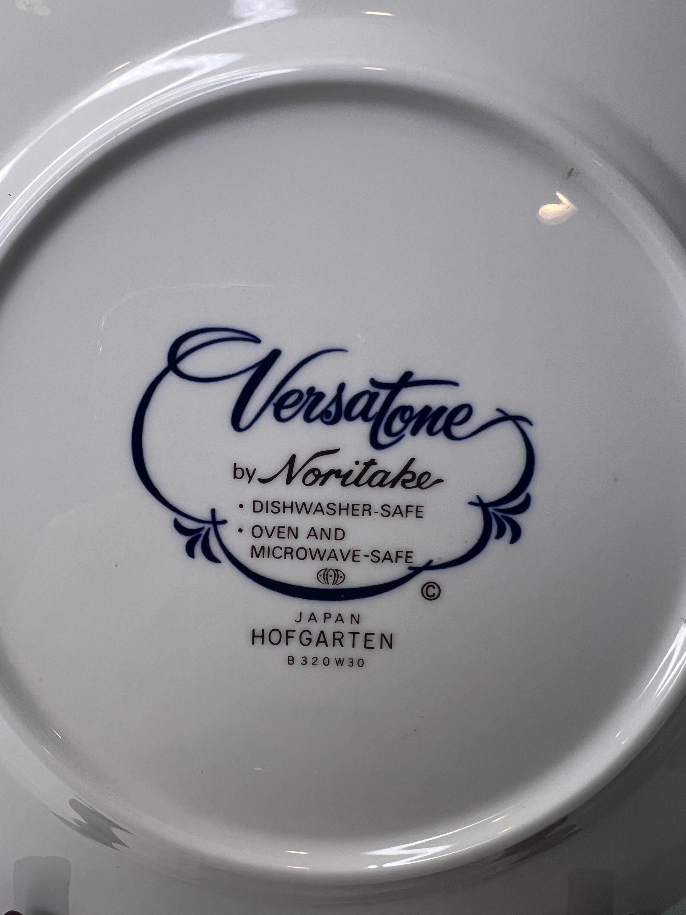 Vintage Noritake Versatone Hofgarten Round, Floral Decorated Large