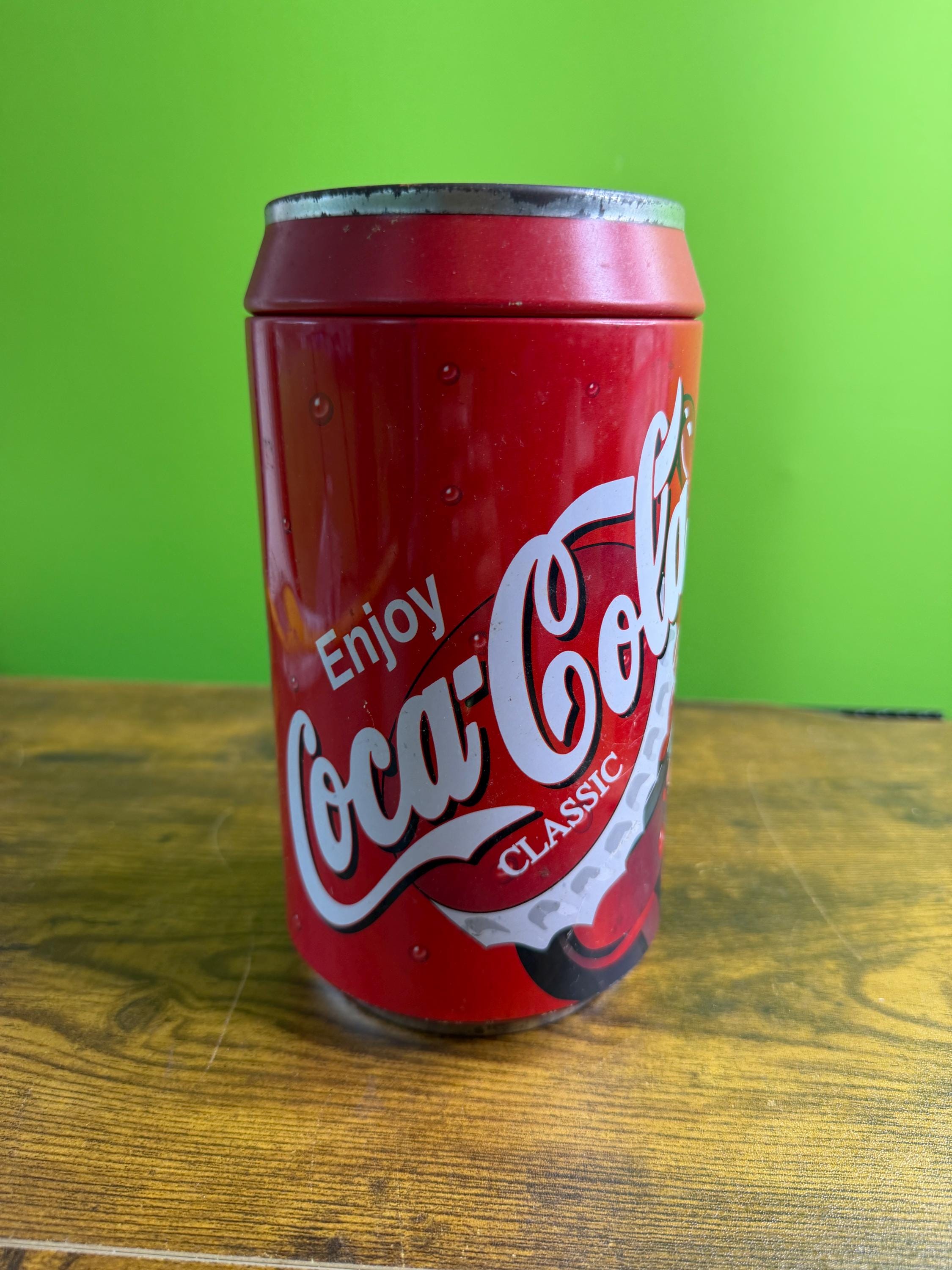 Coca Cola Tin Bank - Etsy