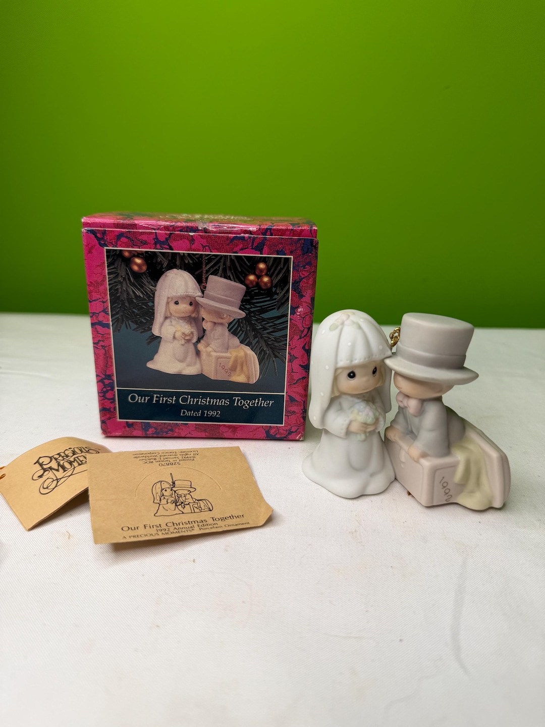 Vintage Precious Moments 1991 “our First Christmas Together” Ornament ...