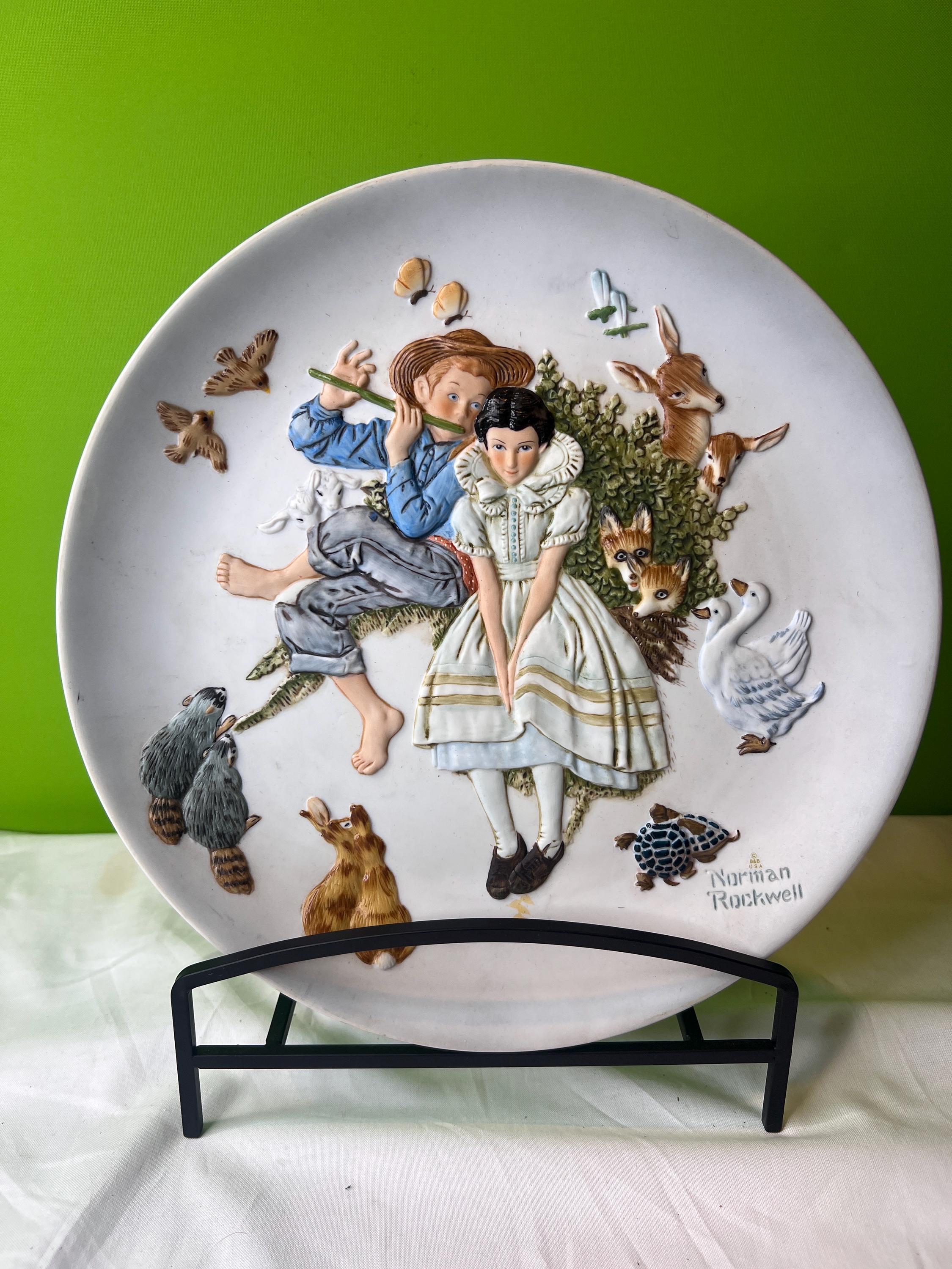 Norman rockwell plates - Etsy 日本