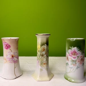 Vintage Choice of 3 Different Brand Porcelain Hatpin Holders