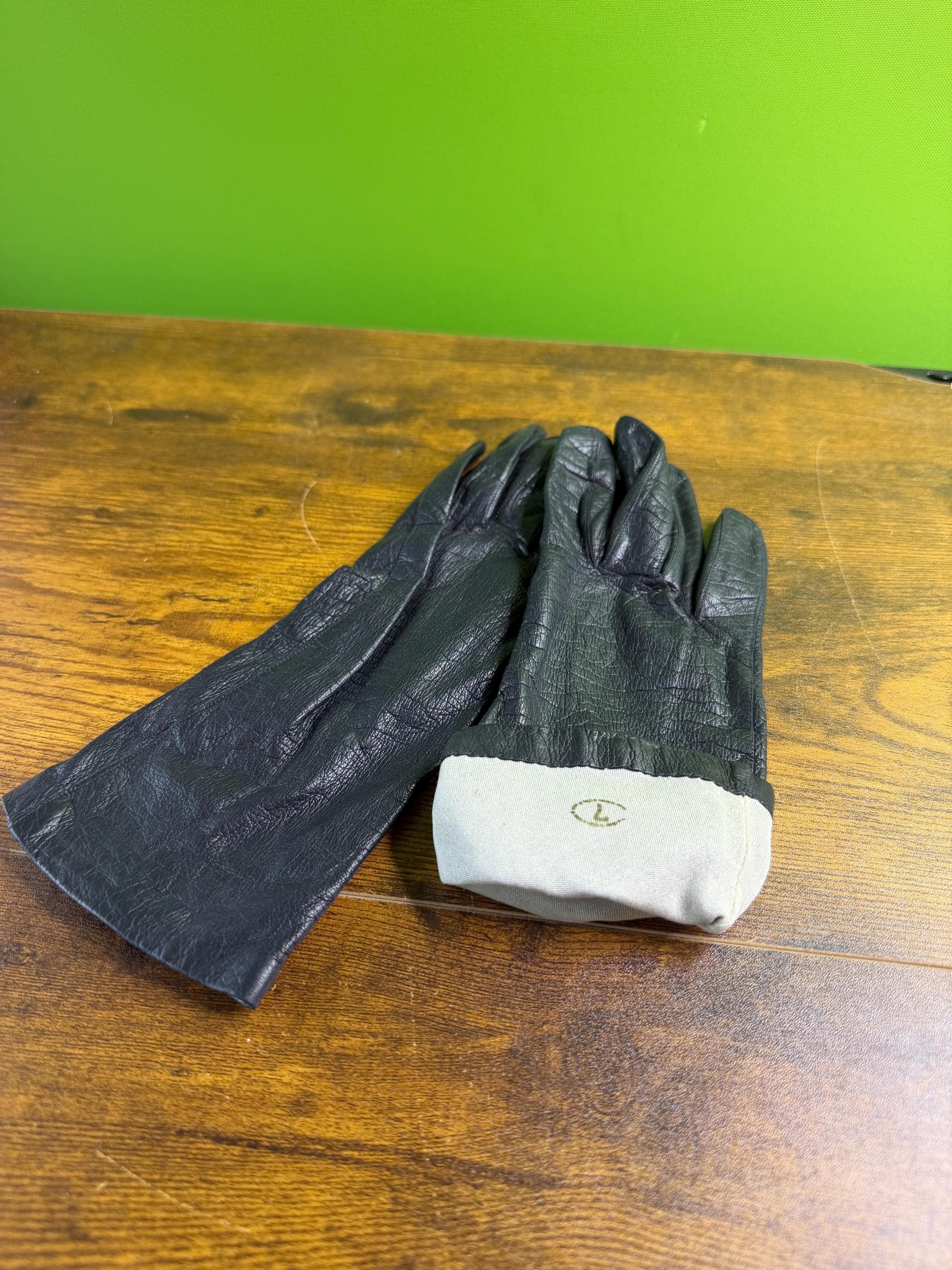 Silk lined leather gloves - Etsy 日本