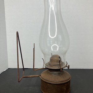 Antique oil lamp / Kerosene lamp / Vintage oil lantern / Old oil lamp / Hanging oil lantern / Table kerosene lamp / Country decor