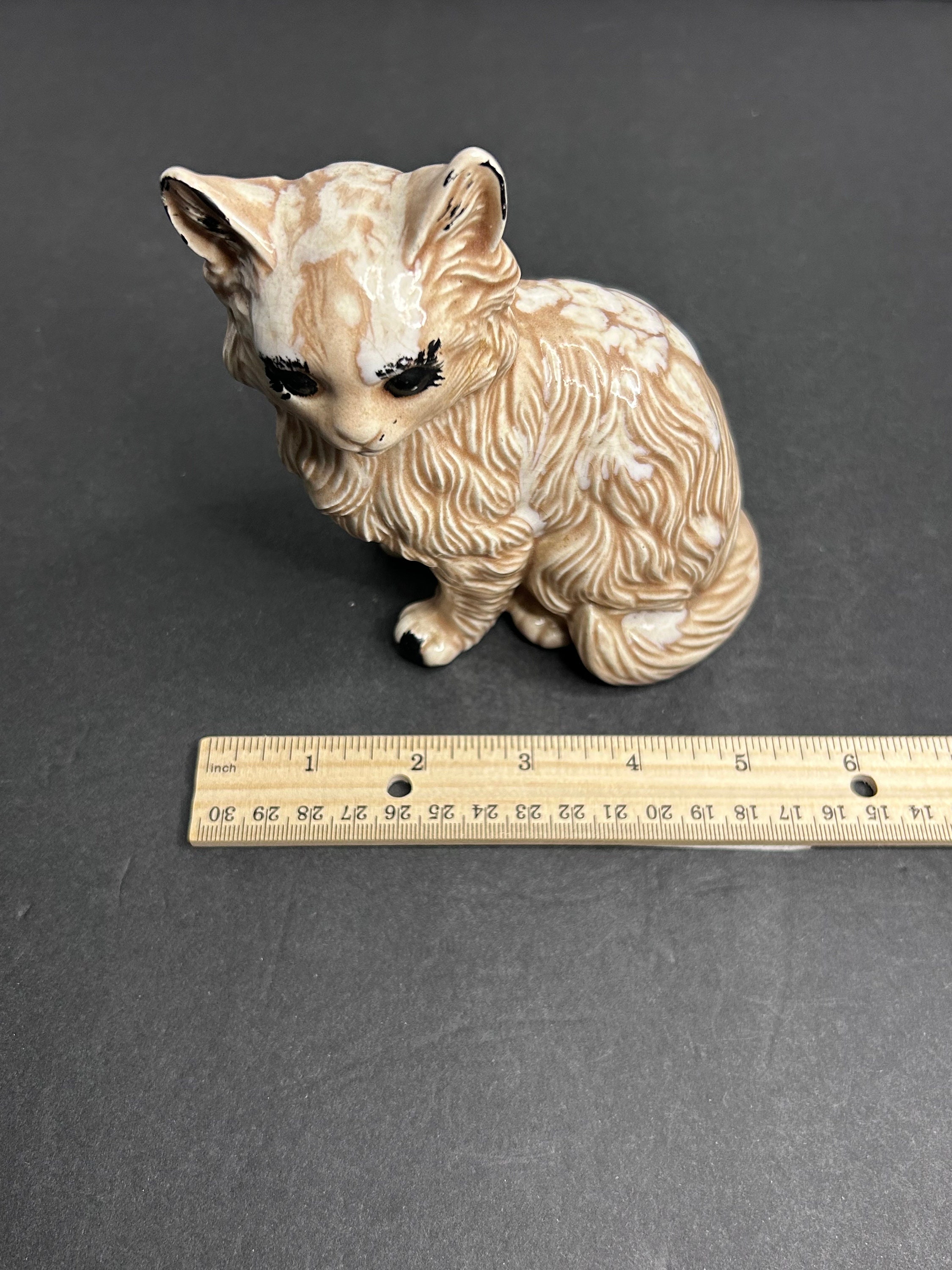 陶器 置物 ネコ ヴィンテージ オブジェ 犬 猫 美品イヌ インテリア