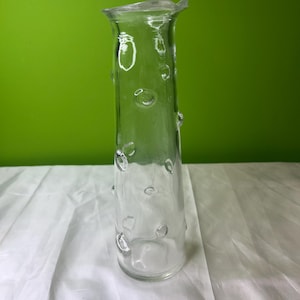 Vintage Canadian Schenley Hobnail Clear Glass Bottle/Decanter ~ Small Chip ~ No Stopper ~ Price Reduced