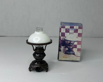 Vintage Die Cast Mini Old Fashioned Oil Lamp Pencil Sharpener