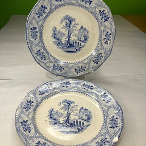 Vintage J Wedgewood Seine Transferware