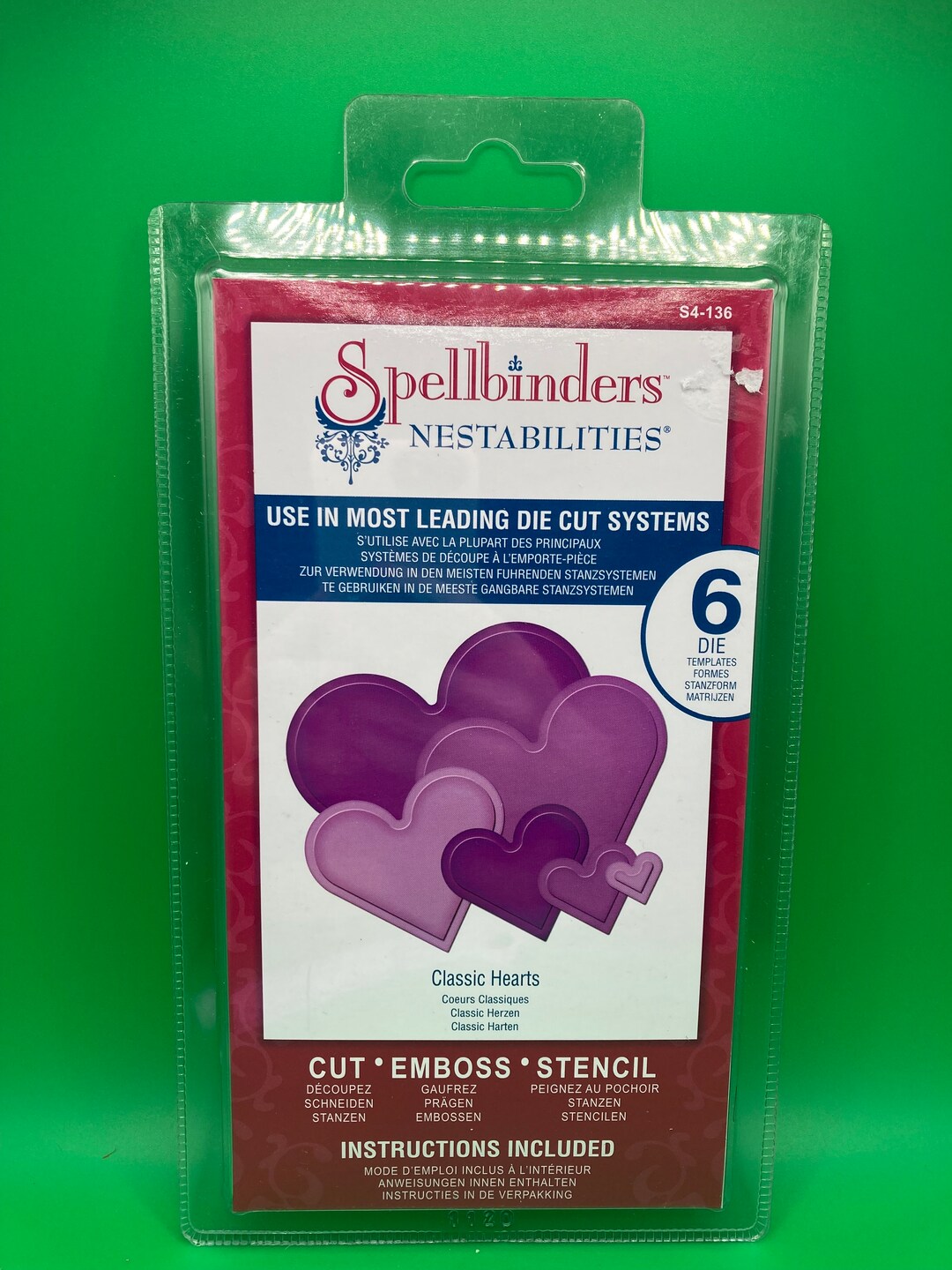Spellbinders Nestabilities '5 By 7 Mystical Embrace' Scrapbooking Template – Intricate Swirl Dies, Embossing, For Cards, Crafts