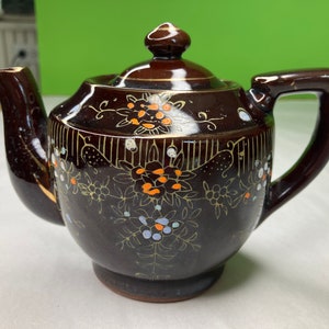 Vintage Redware teapot