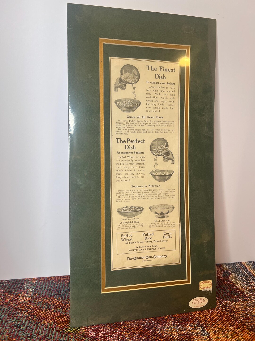 Sandy Lord Collection Vintage 19.5in X 10in Sandy Lord Quaker Oats Wall Decor - Etsy