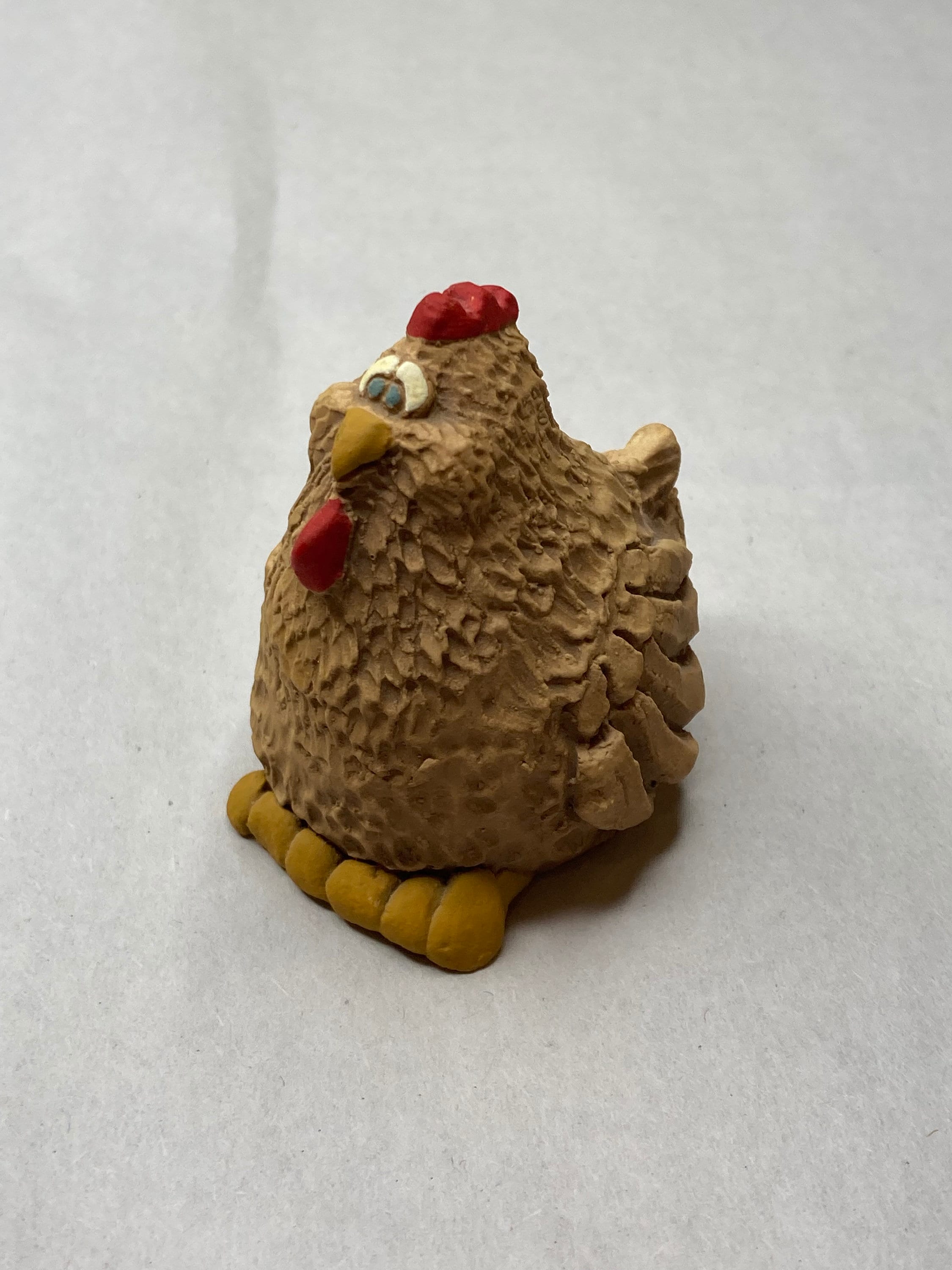 ヴィンテージ樹脂の風変わりな鶏の置物 - Etsy 日本