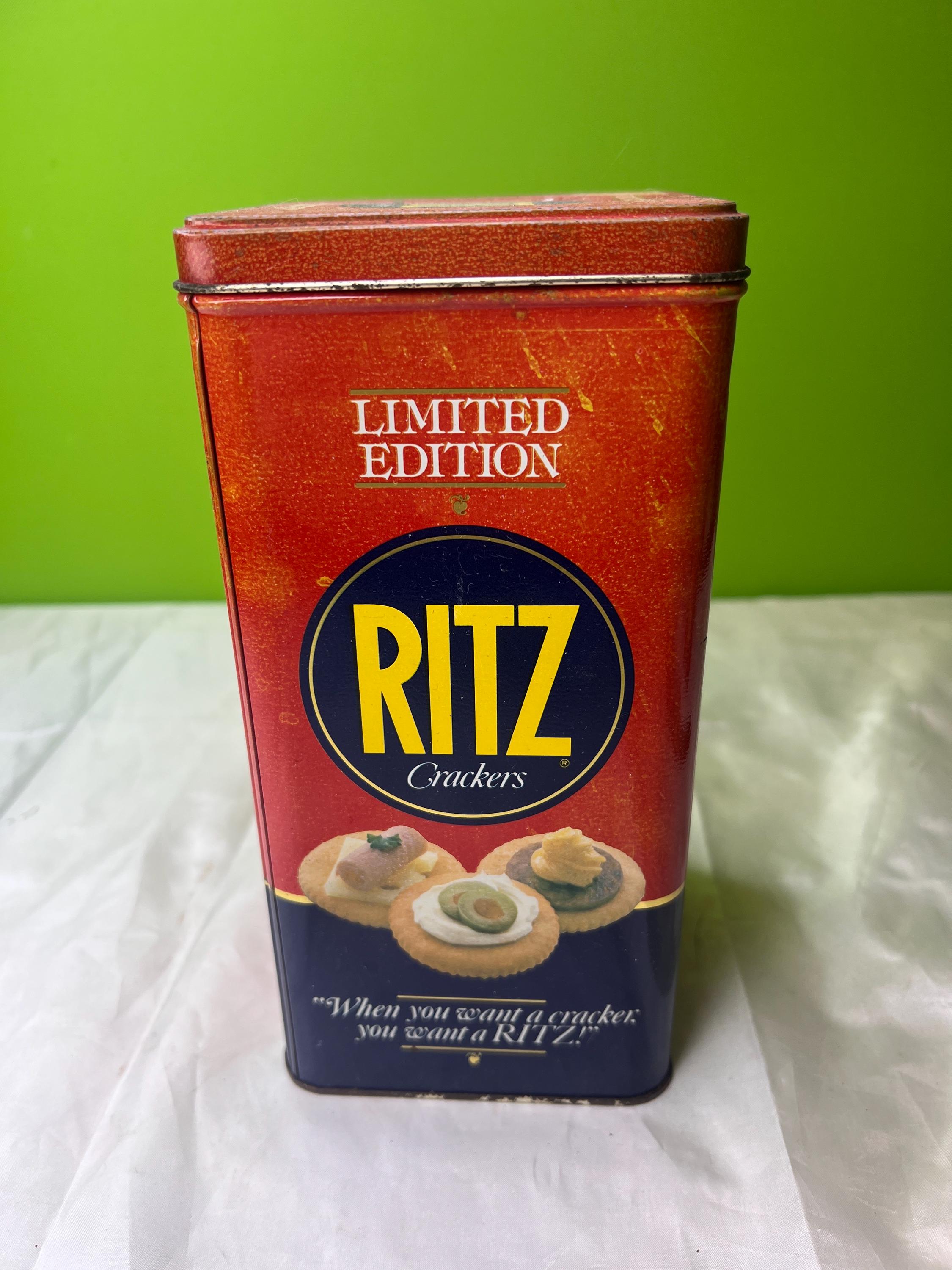 Vintage 1987 Ritz Cracker Limited Edition Cracker Tin Collectible