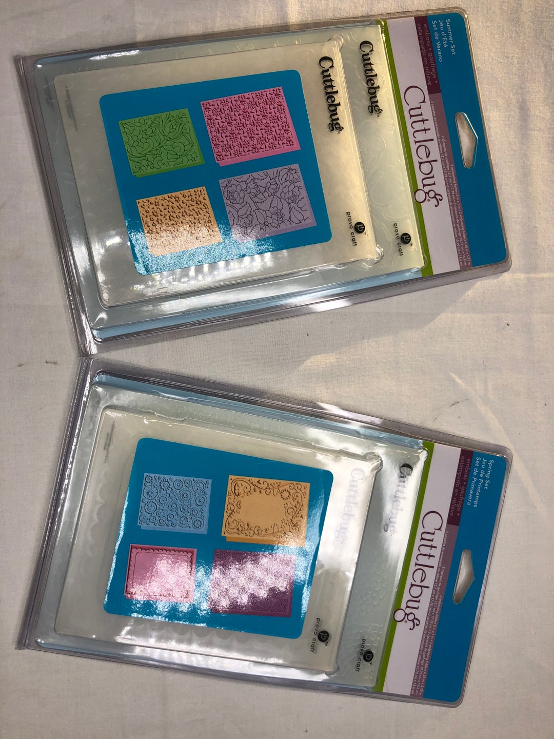 Cricut Cuttlebug Embossing Folders New in Packaging Spring Etsy