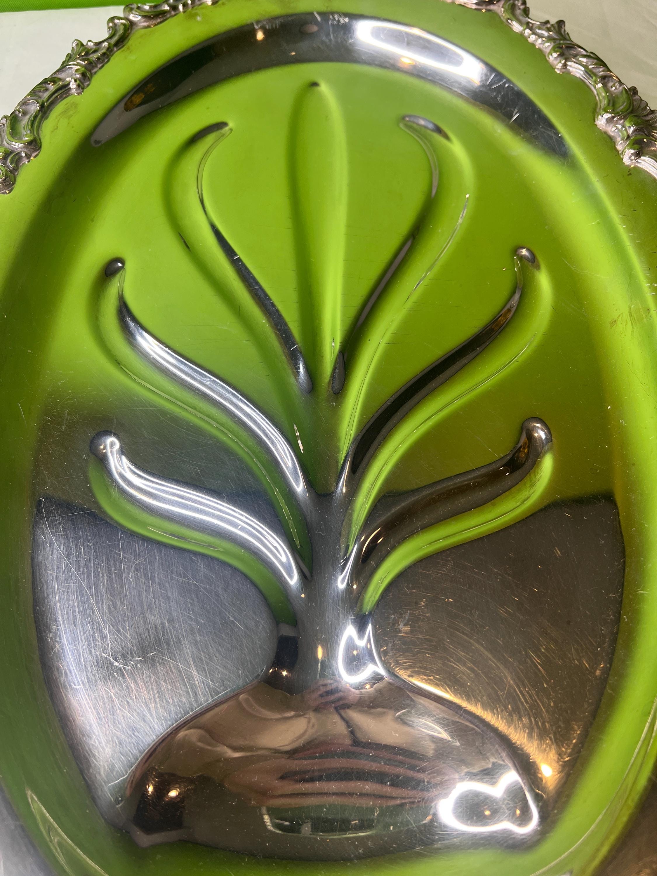 Vintage Ascot Sheffield Design Community Silverplate Footed Ornate