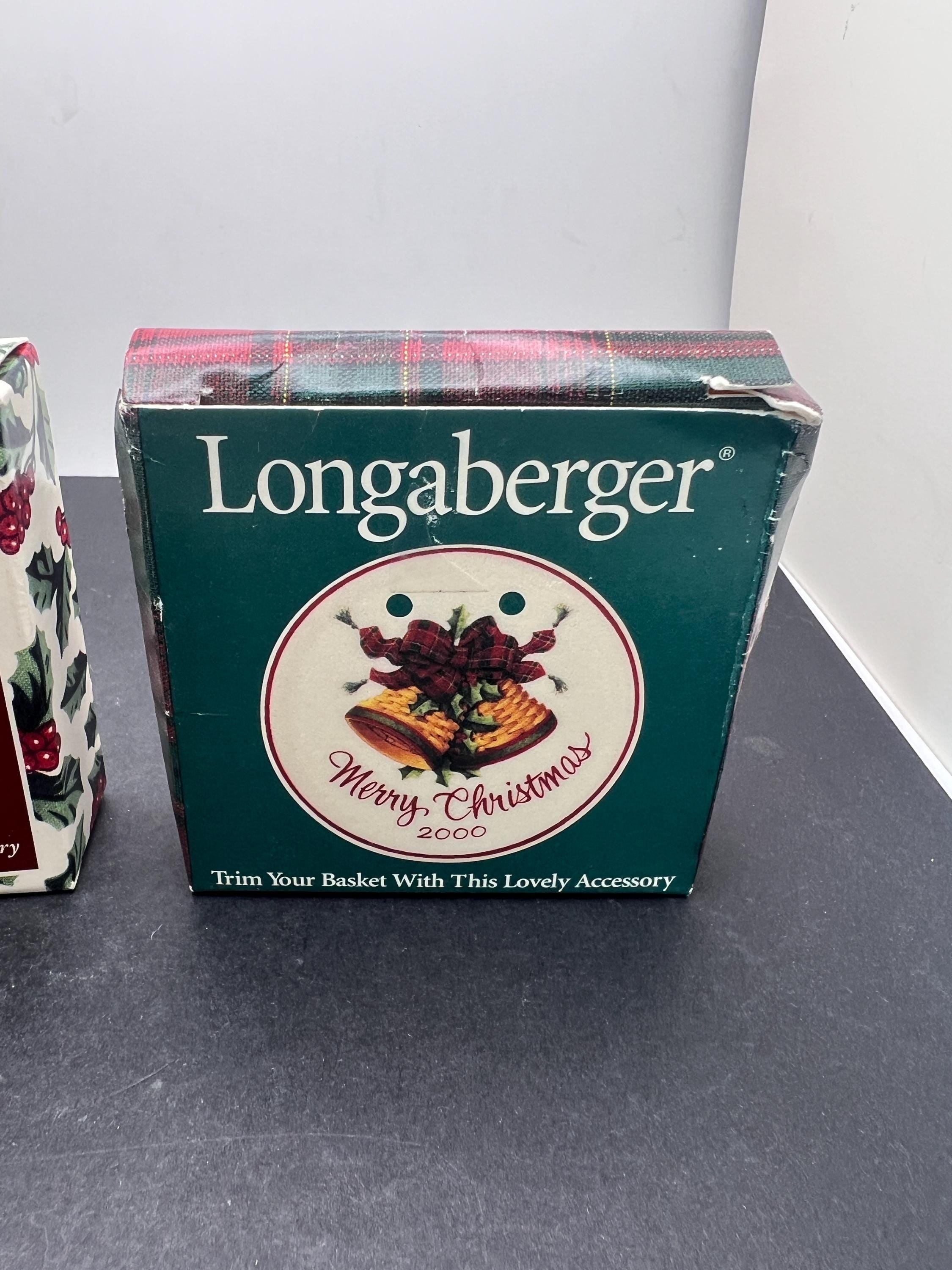 ロンガバーガー　クリスマスプレート ロンガバーガー クリスマスコレクション 2000 Lot - Longaberger