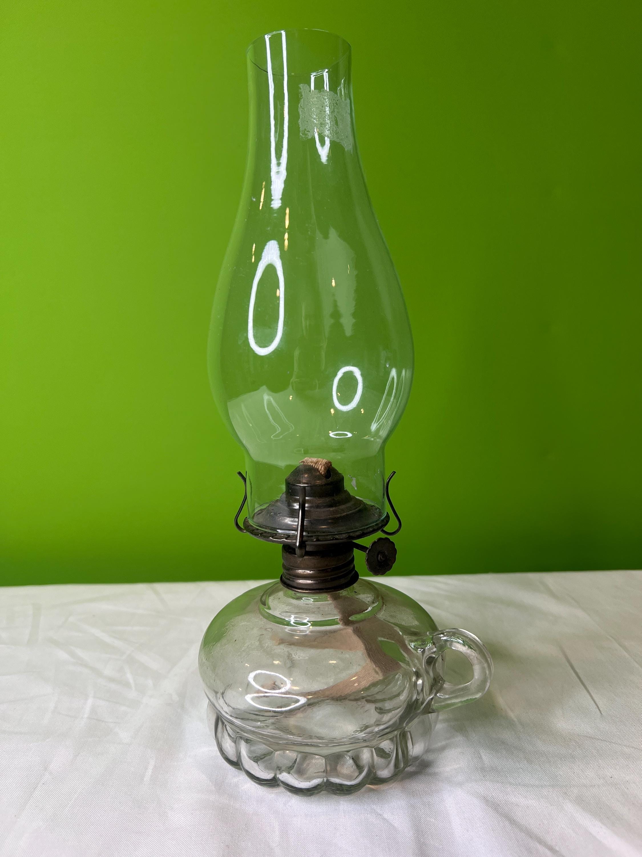 ヴィンテージ ランプライトファーム 12インチ ガラス オイルハンド