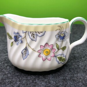Vintage Haddon Grove fine bone  China from England beautiful whimsical Flower scene