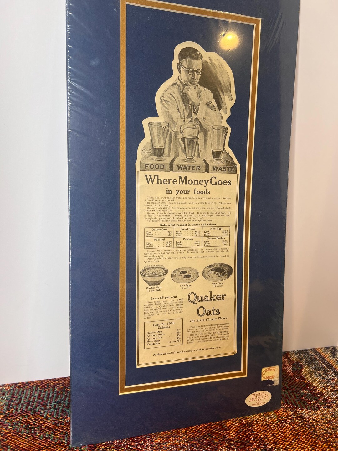 Sandy Lord Collection Vintage 19.5in X 10in Sandy Lord Quaker Oats Wall Decor - Etsy