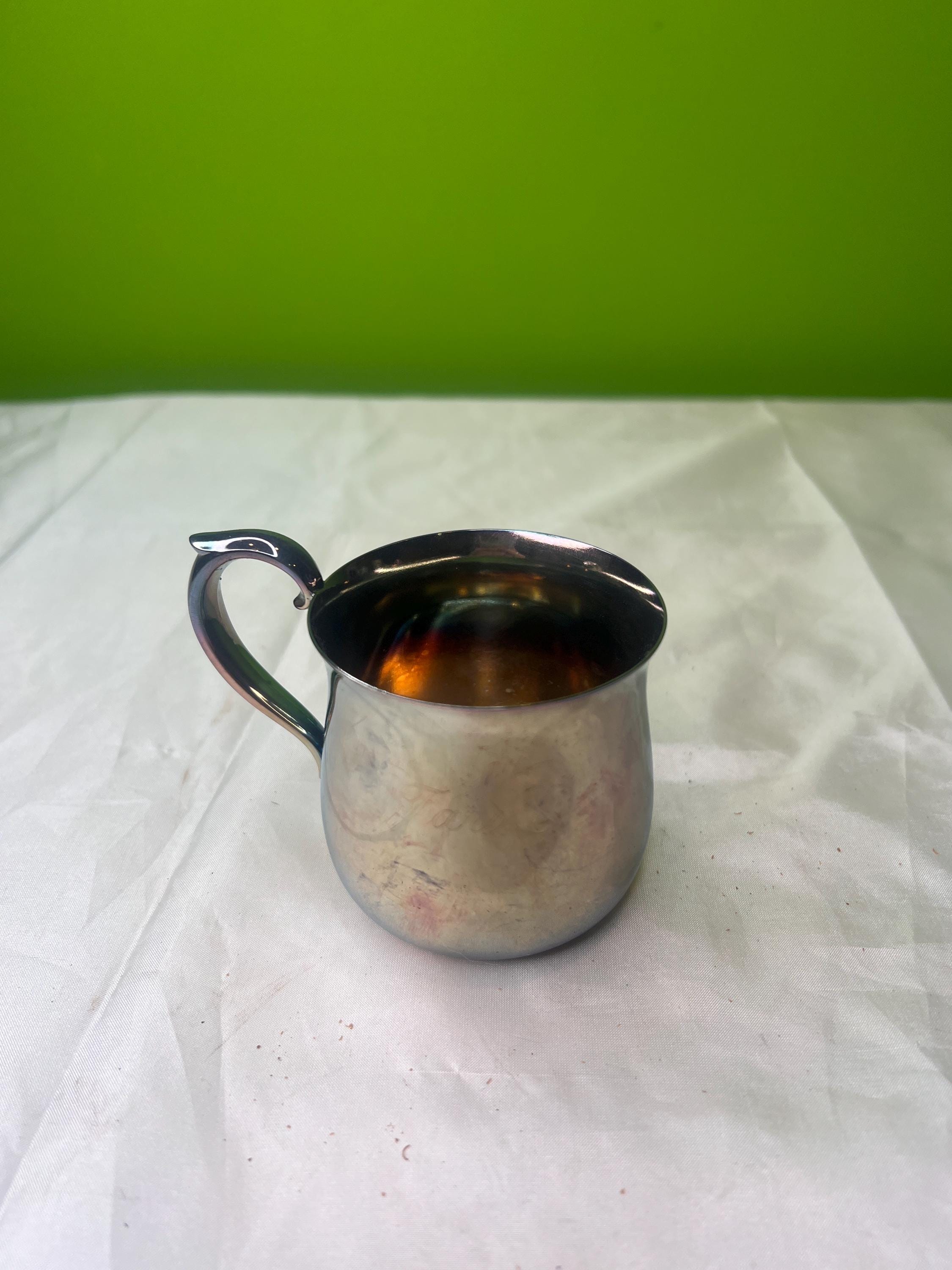 Vintage Reed & Barton Child Cup Silverplate 866 Curved Handle - Etsy