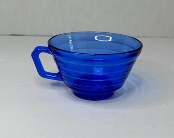 ヴィンテージ ヘーゼル アトラス コバルトブルー シングル ティー