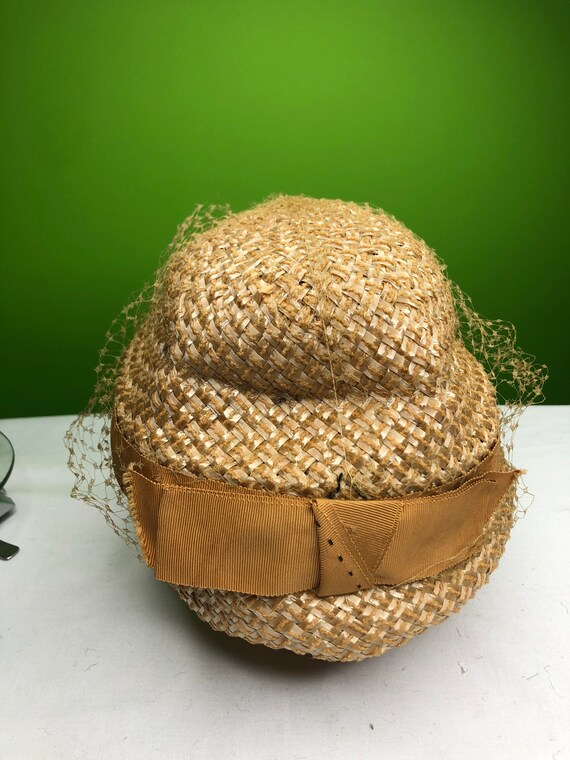 Vintage Straw Women’s Hat with gorgeous Shape and… - image 6