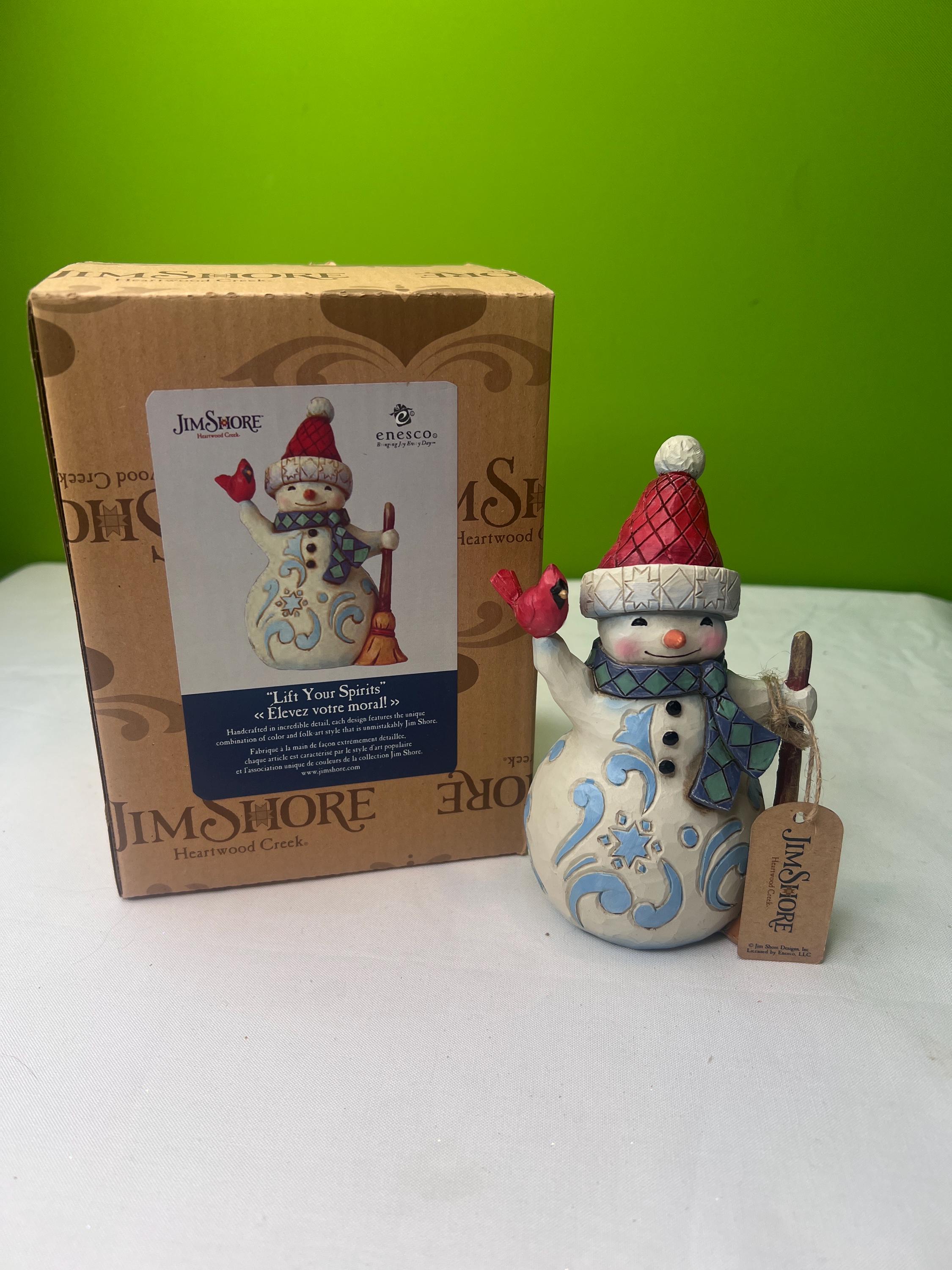 ジムショア　雪だるま 置物 Jim shore snowman - Etsy 日本