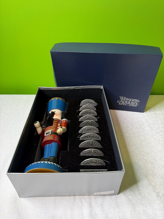 Possibly Vintage Wendell August Nutcracker With 11 Silver Colored