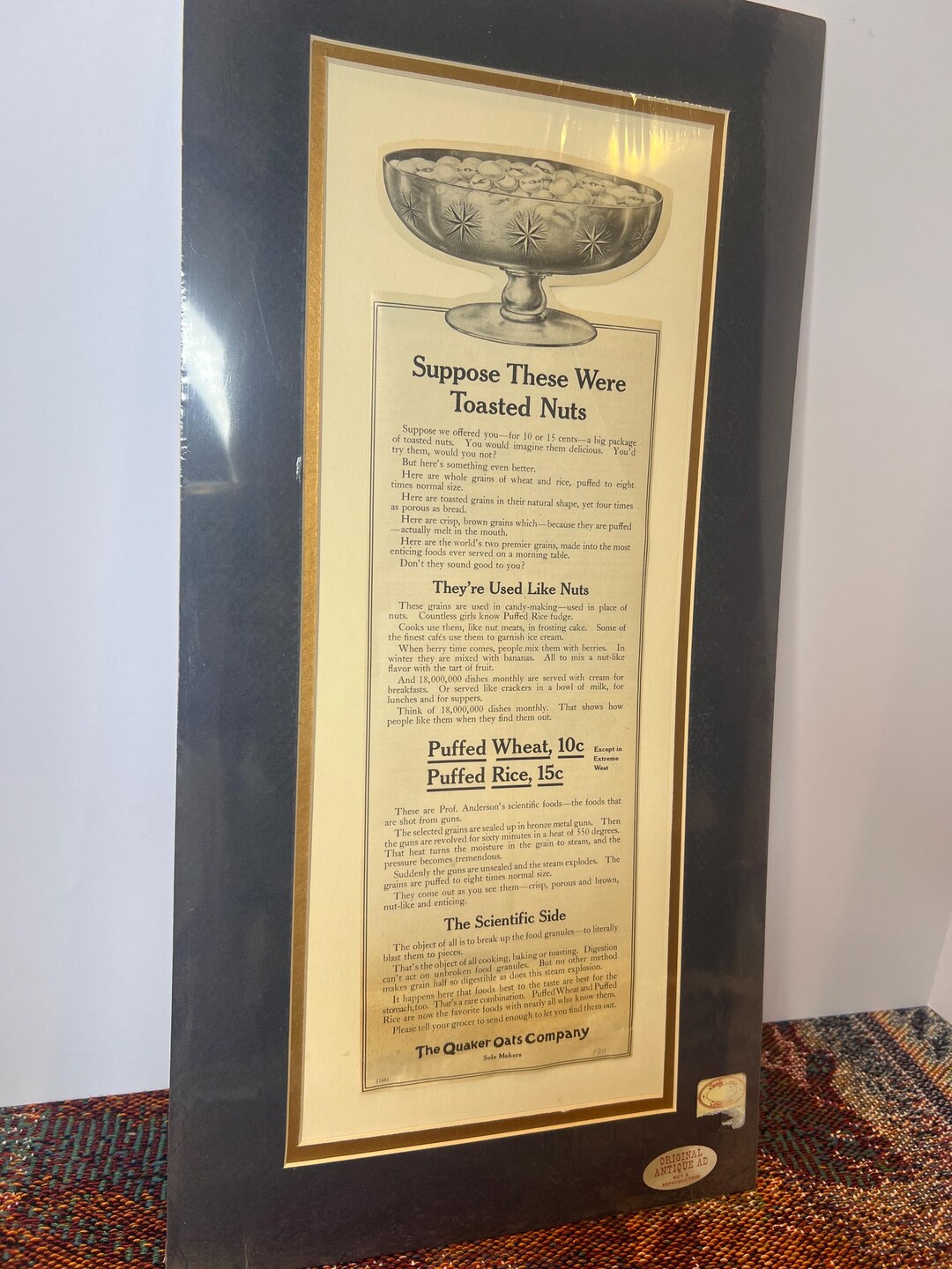 Sandy Lord Collection Vintage 19.5in X 10in Sandy Lord Quaker Oats Wall Decor - Etsy
