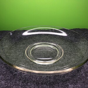 Vintage Gorgeous Clear Heavy Pressed Glass 12 in Bowl percy for centerpiece salad pasta fruit
