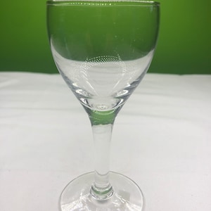 Vintage Crystal Clear Glass Stemware wine Glass