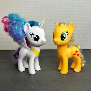 Vintage My Little Pony Dolls Applejack and Princess Celestia