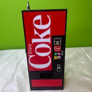 Vintage Coca Cola Verkaufsautomaten Radio aus den 1980er Jahren ~ Funktionierender Zustand nicht sicher