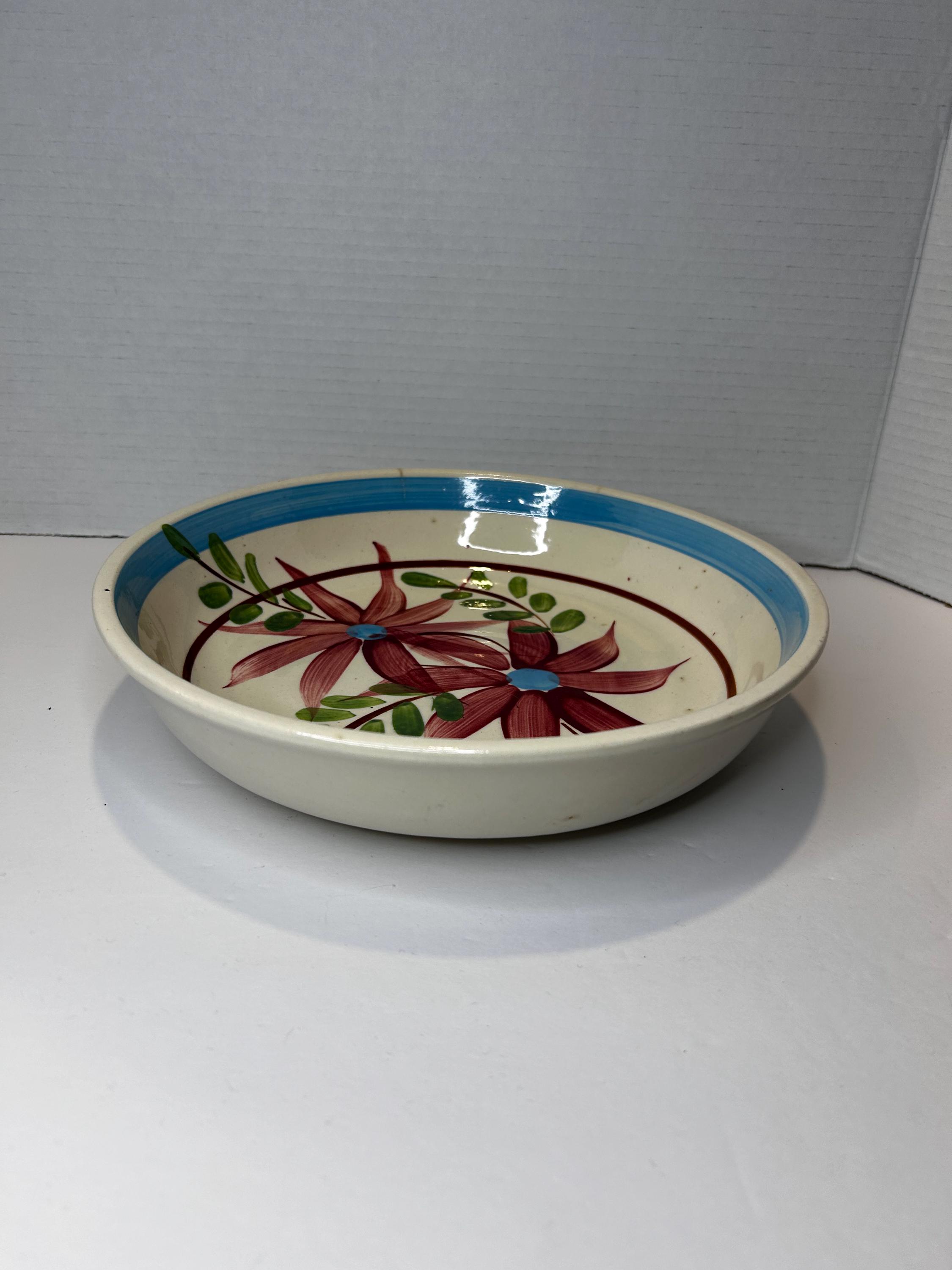 花と葉の浮き彫り陶器皿 6_53c6a316-e4d4-455d-ae41-