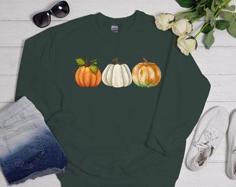 Pumpkin Crewneck, Fall Sweatshirt, Halloween Crewneck, Cute Fall Crewneck