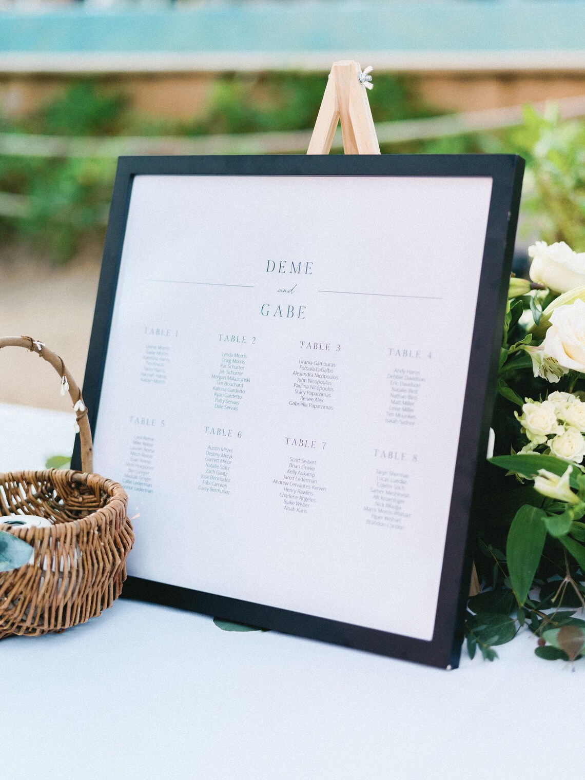 Minimalistic Wedding Seating Chart Sign, Bridal Sign, DOWNLOADABLE ...