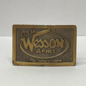 Vintage Dan Wesson Arms Belt Buckle - Lewis Buckles, Chicago