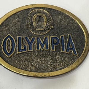 Vintage Olympia Beer Belt Buckle - Great American Buckle Co.