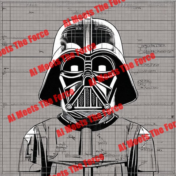 Darth Vader Outline - Etsy